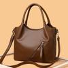Modische Kunstleder-Umhängetasche für Damen, Handtasche mit großem Fassungsvermögen, Retro-Umhängetasche geeignet für den täglichen Gebrauch und zum Einkaufen