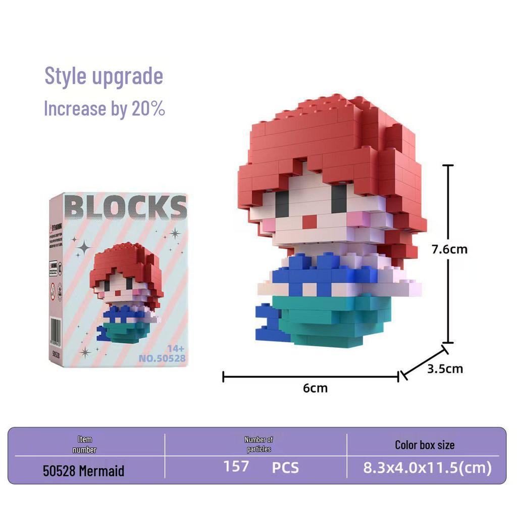 Children's 3D Puzzle Building Blocks - Compatible with Lego, Educational Toys for Girls