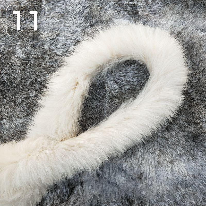 1 Meter Soft Artificial Rabbit Fur Furry Ribbon 6cm Fluffy Tapes DIY Trimming Hanfu Cloak Garment Edge Sewing Crafts Accessory