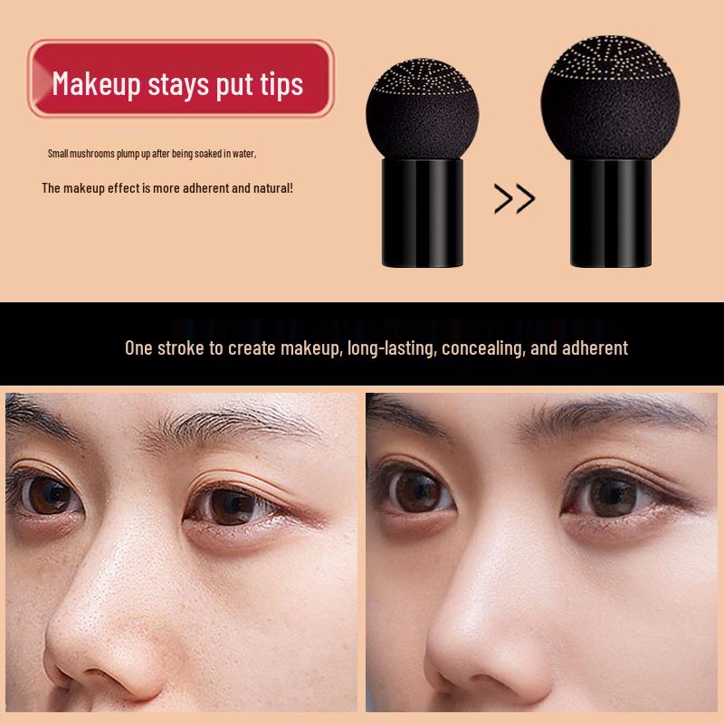 Kakashi Moisturizing BB Cushion Foundation - Mushroom Head, Brightens & Conceals