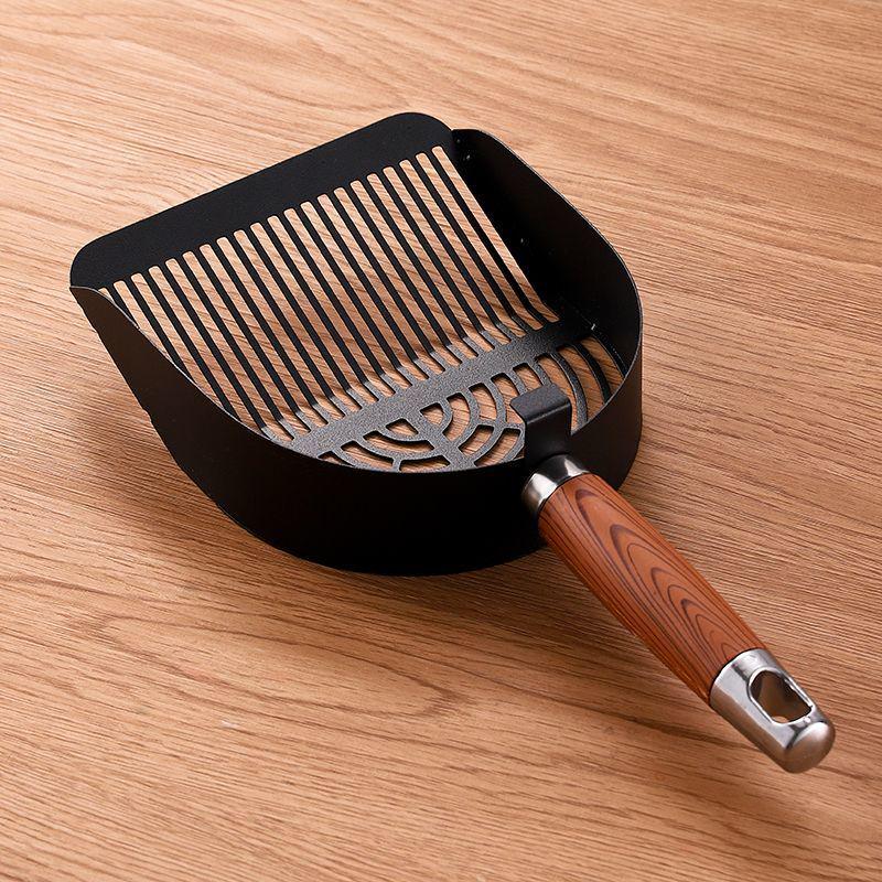 Deluxe Stainless Steel Cat Litter Scoop for Tofu and Mineral Litter - Fine Hole Design