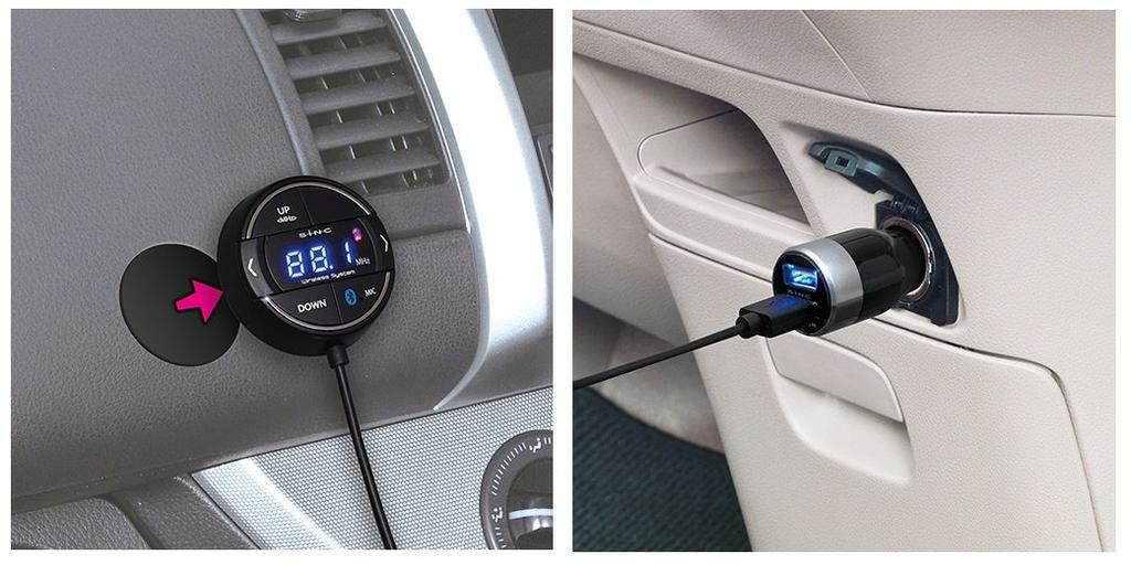SEIWA Bluetooth FM Transmitter SR BT580 Car Accessories + Ver4.1
