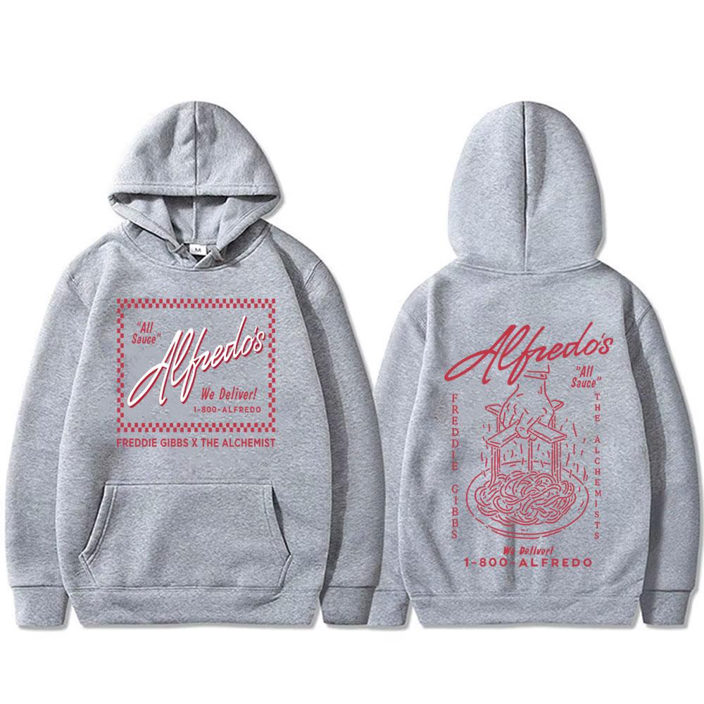 Rapper Freddie Gibbs e The Alchemist Alfredo A Tour Hoodie Masculina Feminina Hip Hop Moletom Oversized Hoodies