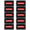 10Pcs Carbon Fiber Steering Wheel Car Logo Emblem 3D Stickers For BMW Mercedes benz Alfa Romeo Dodge Renault Mini Mazda Opel Toyota Ford Jeep Honda