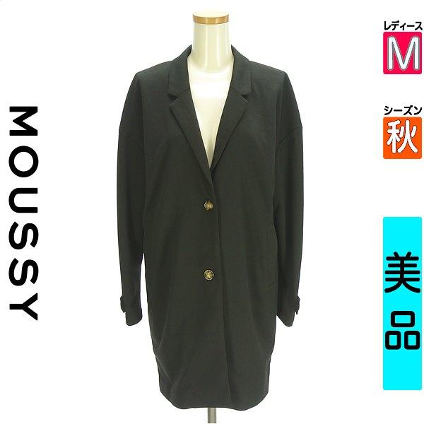 MOUSSY Jacket Women s Autumn Black M Stretch Mid-Length Jacket [Used] [Used Clothes] [Sale]