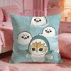 MMofusands Cute Cartoon Cushion Cover Premium Comfort Reversible Pillow Cove Two In One Design For Any Room  Car Interior