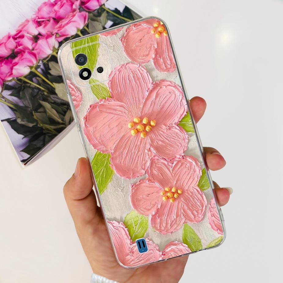 For Realme C11 2021 Case Cute Dinosaur Astronaurt Cover Soft Silicone Phone Case For Realme C11 2020 RealmeC11 2021 Fundas Coque