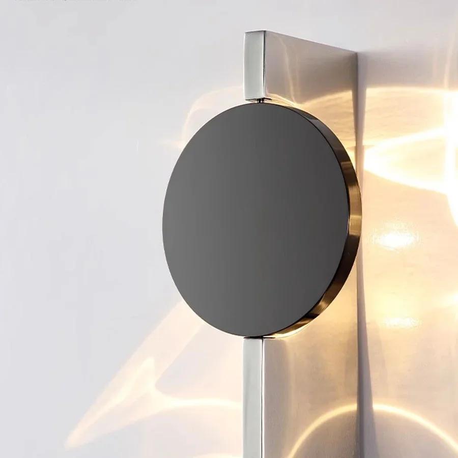Modern minimalist LED wall lamp art ripple wall lamp bedroom bedside shadow aisle porch corridor atmosphere lighting fixture