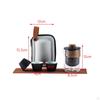 Ceramic Tea Set with Infuser And 3 Cups - Sleek Functional