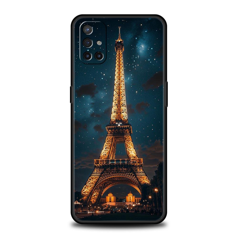 Phone Case For OnePlus 15 13 12 11 10 9 8 7T Pro 13T 13R 12R 10R 9RT 8T Nord 2T CE 2 3 5G Lite Cover Red Umbrella Eiffel Tower