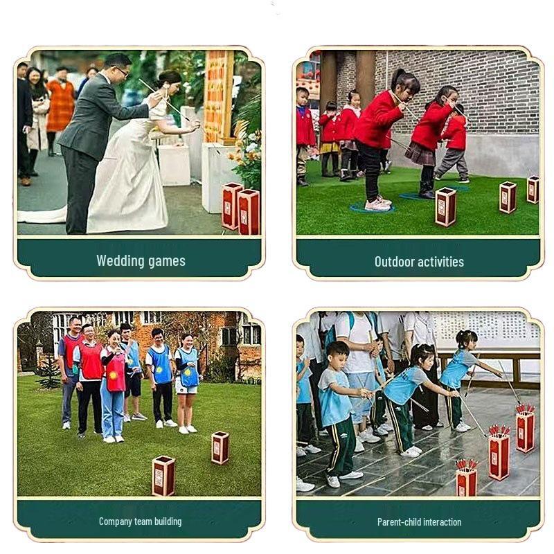 Pitch-Pot Feather Arrows for Kids & Adults - Perfect for Kindergartens, Weddings, and Company Events