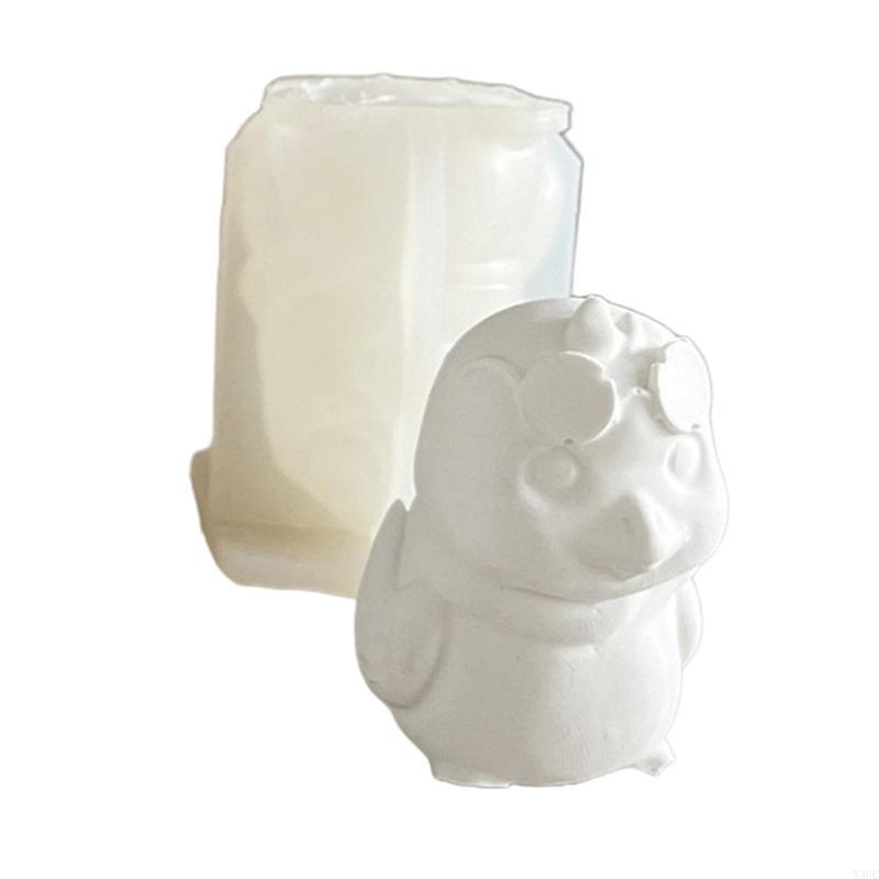 Handmade Rabbits Molds Cartoon Animal Silicone Molds Ornament Plaster Molds X3UC