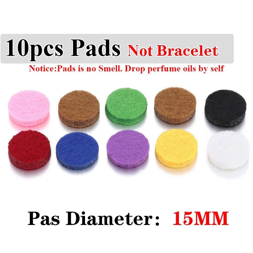 Neue Aromatherapie ätherisches Öl Diffusor Armband Edelstahl Zinklegierung Medaillon Armbänder Aroma Diffusor Parfüm Armband