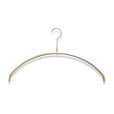 MAWA Slim Hangers with Human Body Shape of Glitter Gold Line (Set 10) - - Women's