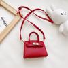Korean Style Lychee Pattern Mini Crossbody Handbag for Girls