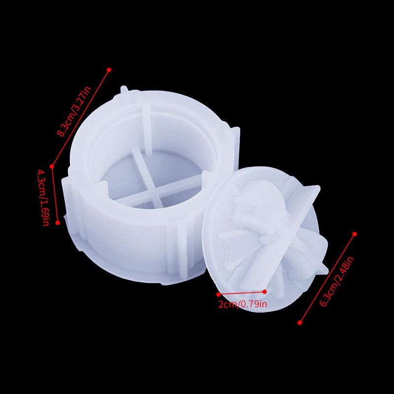 Matriță Gips Matriță Rășină Alimentară Matriță Cutie Cadou Crăciun Ușor de Îndepărtat Pentru Proiecte DIY Soluție de Depozitare Fabricare Lumânări