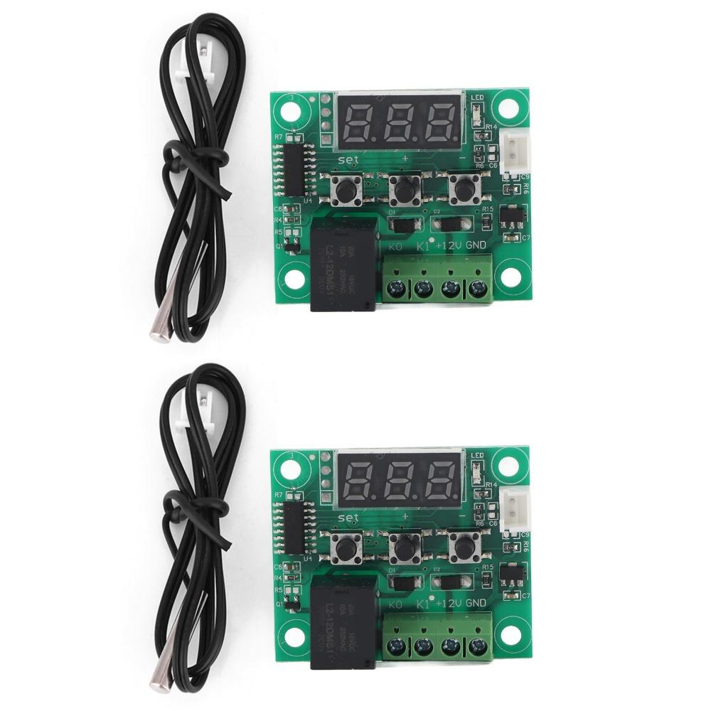 

2pcs W1209 Temperature Controller Module -50~110°C Temperature Control Switch Industrial Use