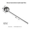 WuTuo 28cm Long-Handle Steel Skimmer
