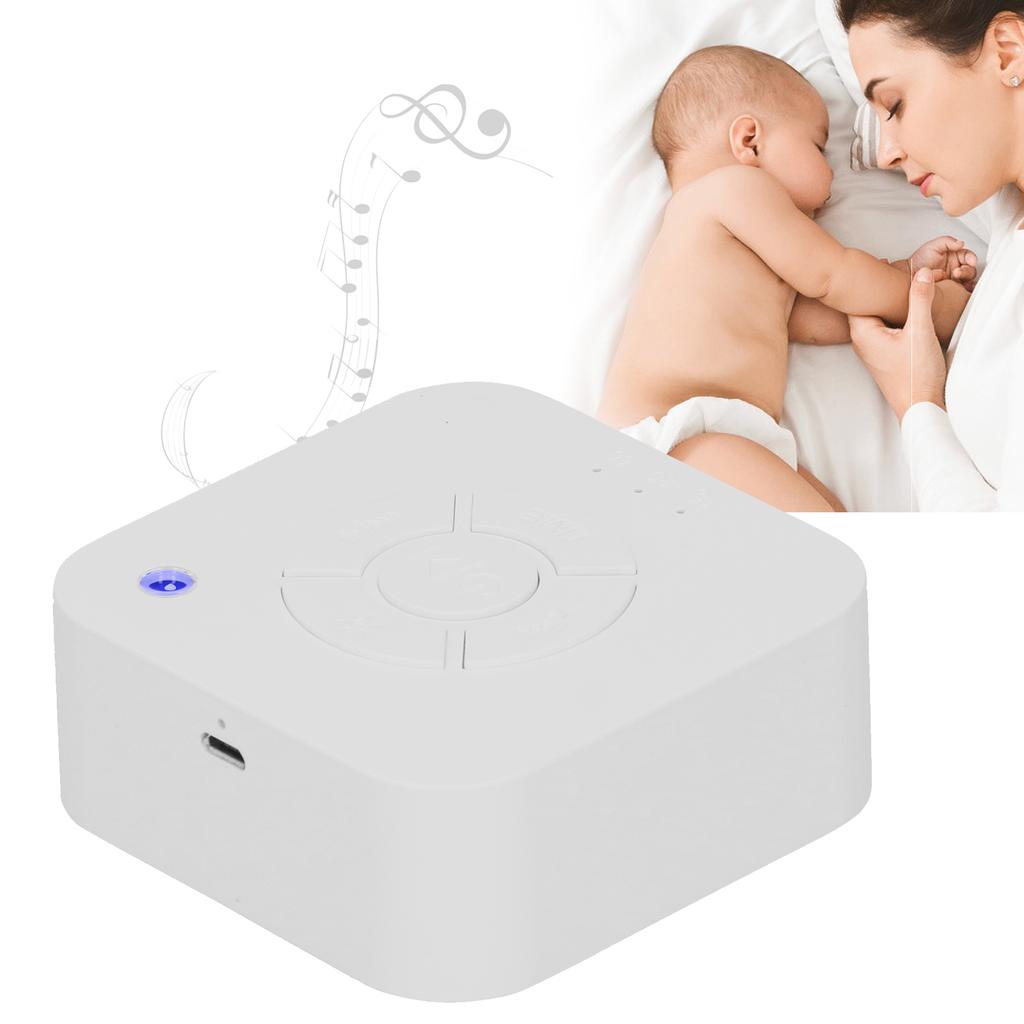 WhiteNoise Sleep Aid Machine Light Infant Breathing Therapy Device with 9 Kinds of Music