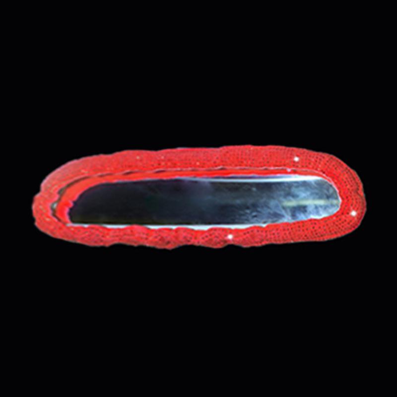 Hot Diamond Full Diamond Car Rearview Mirror Cover, Diamond-encrusted Car Rearview Mirror Interior Cover