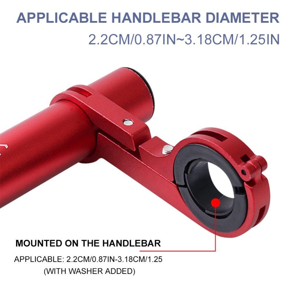 Aluminum Alloy Handlebar Extension Bracket 10/20/30cm Lamp Support Rack  Mountain Road Bike