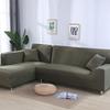 Elastic Solid Color Sofa Cover Set
