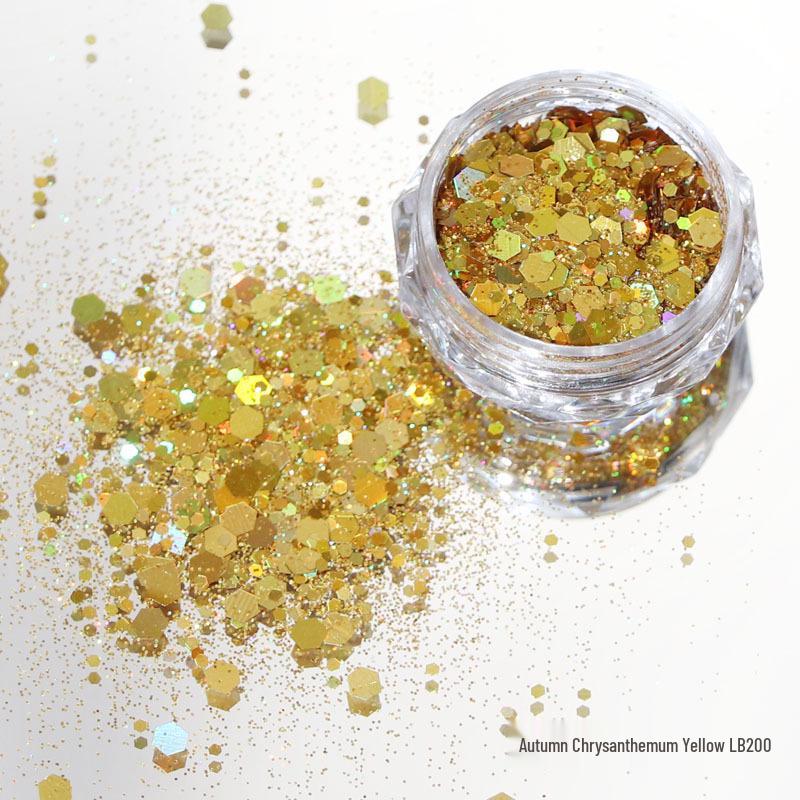 

Aurora Glitter Sequins for Nail Art - Colorful and Super Shiny Nail Decorations