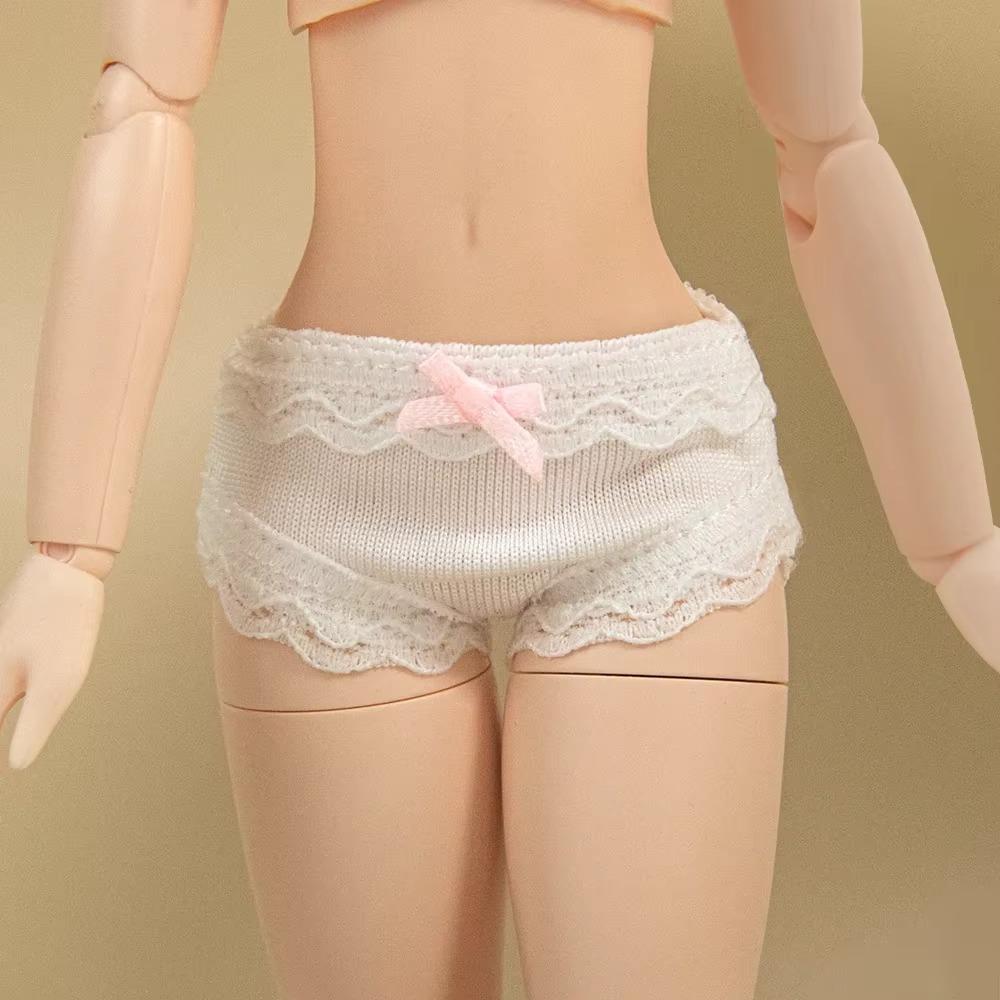 DIY Puppenunterwäsche Weiße Leggings Hose Niedliche Puppenkleidung für Ymy Licca Azones Ob22 24 27 Puppe