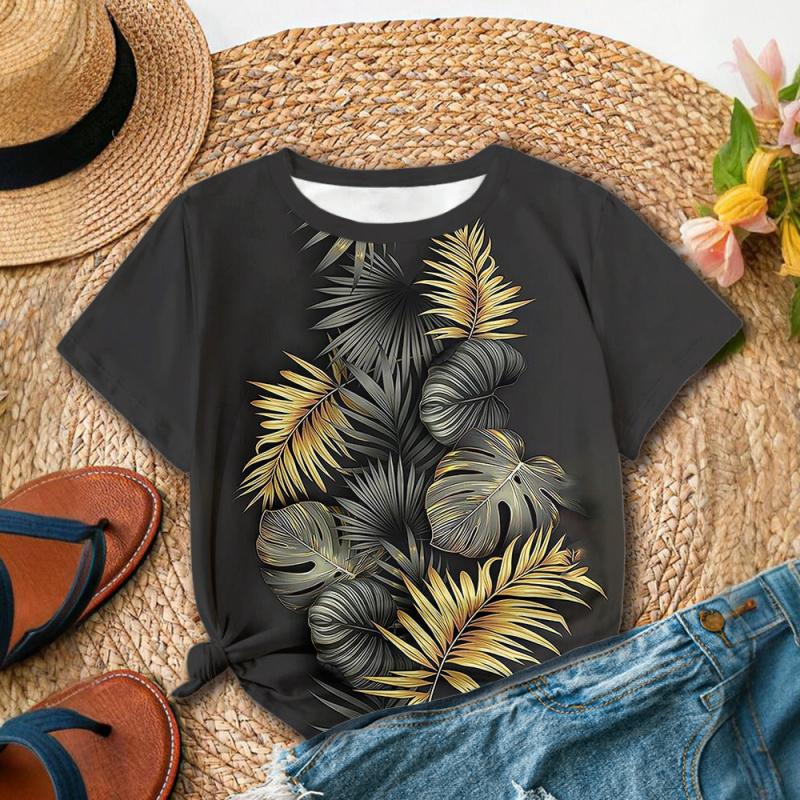 Women's T-Shirt 3d Kawaii Dog Printshort Sleeve Female O-Neck T-Shirt Hip Hop Fashion Oversized Street Style Funny Pattern Tops