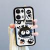 KEYSION Shockproof Case for OPPO Reno13 Pro 5G with Lanyard Soft Silicone Cute 3D Cartoon Doll Phone Cover for OPPO Reno 13 5G