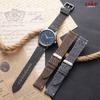 Canvas Nylon Strap Sailcloth Tweed Watch Band 18mm 20mm 22mm for Omega for Seiko Quick Release Leather Bracelet for Men Women