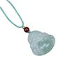 Tian Shan Jade Maitreya Buddha Hänge - Unisex Flytande Blomma Design