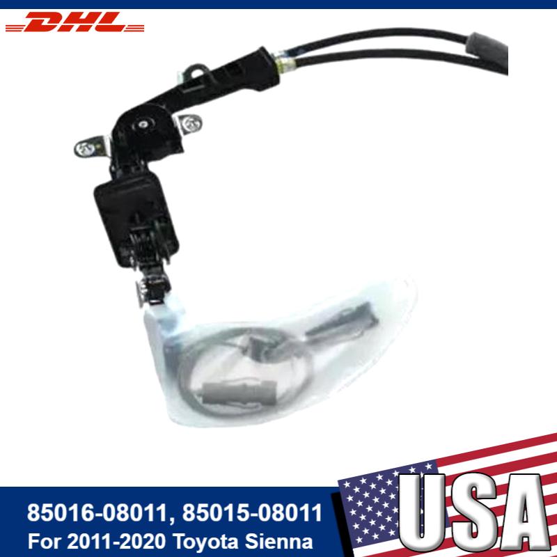 Pair Power Sliding Door Cable Assembly Left & Right Fits For Toyota Sienna 2011-2020 85016-08011, 85015-08011 United States