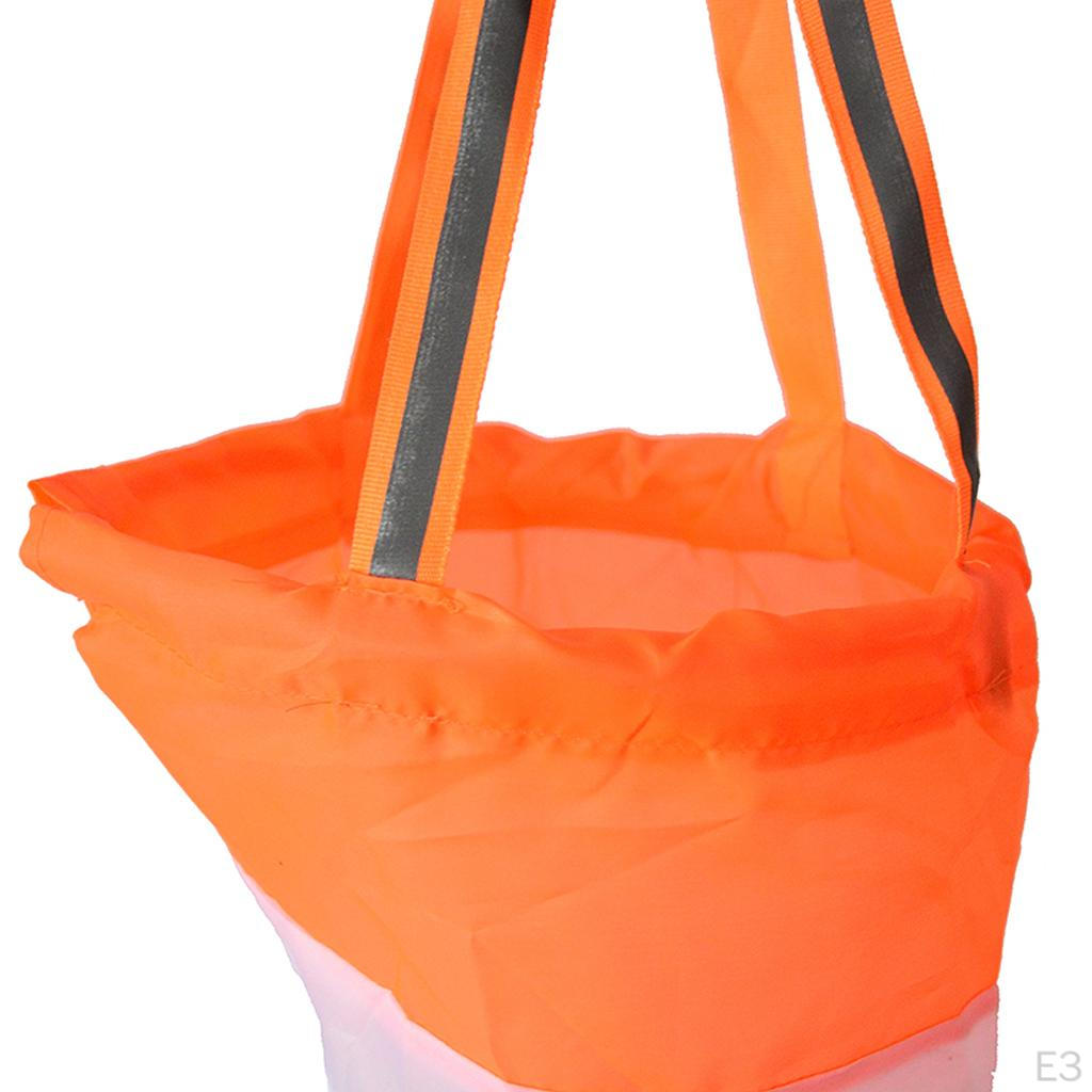 Windsock Outdoor Wind Measurement Sock Bag with Reflective Belts Grommet
