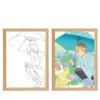 23cm/9.06in Anime Figure Natsume’s Book of Friends Light Painting Photo Frame Night Peripherals Table Top Lamp Collectible Gifts