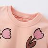 Taotaoism Girls' Sweatshirt Autumn and Winter New Style Children's Long-Sleeved Pullover Base Shirt Cute and Pretty Top for Little Girls
