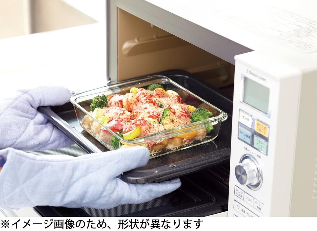 iwaki Heat-Resistant Glass Pie Plate, Outer Diameter 23cm x Height 3.7cm, Small, BC208