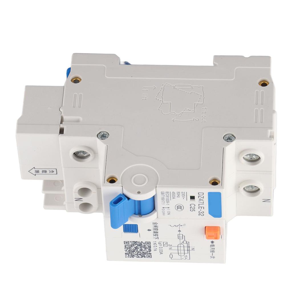 DZ47LE 32 1P+N C25 Leakage Protection Current Circuit Breaker 230V 25A