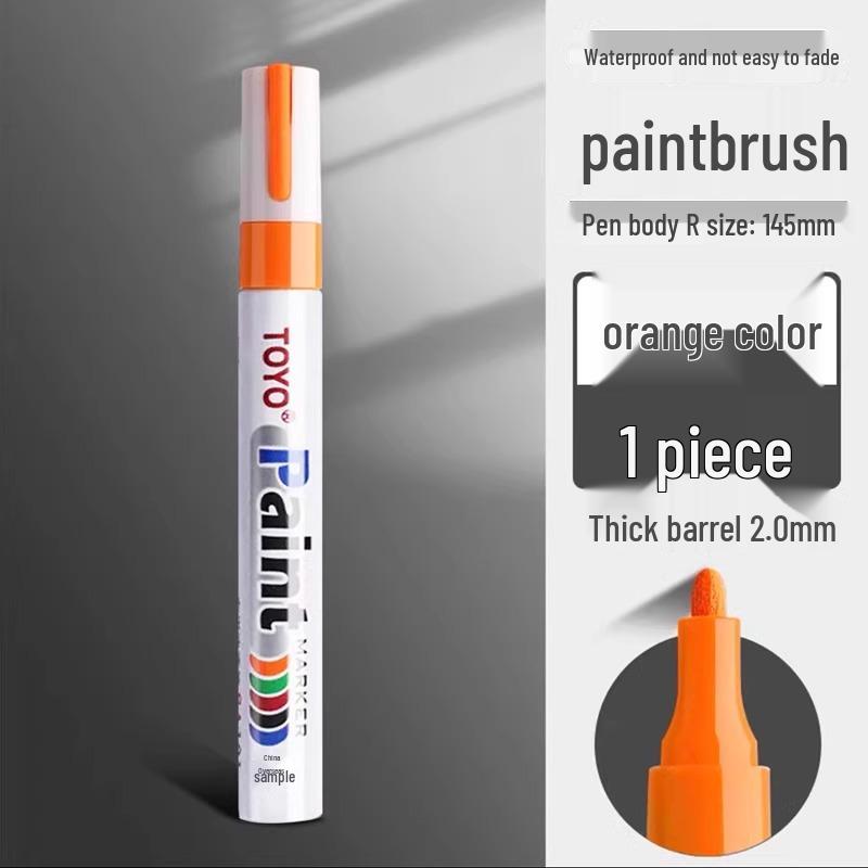 TOYO SA101 White Tire & Furniture Touch-Up Paint Pen - Fade-Resistant оранжевый