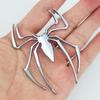 Universal 3D Metal Car Stickers Spider Logo Emblem Chrome Black Red Gold Badge Decal Auto Styling Sticker Exterior Accessories