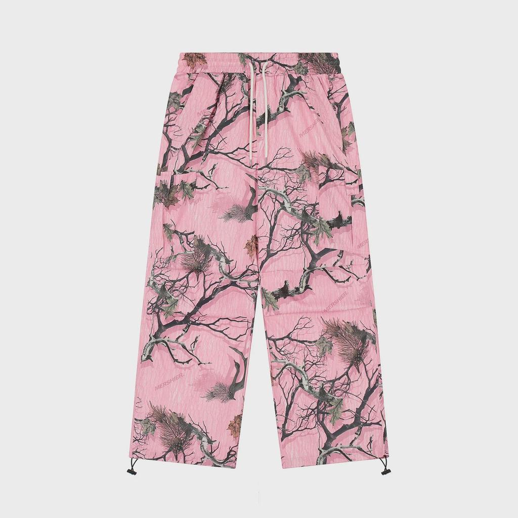 Unisex-Cargohose mit handbemaltem Graffiti-Camouflage-Muster
