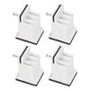 4pcs Adjustable Furniture Risers with Screw Clamp Rubber Bed Couch Risers for Heavy Duty Furniture