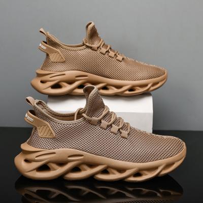 Hot Men Casual Sport Shoes Breathable Lightweight Sneakers Outdoor Mesh Black Running Shoes Athletic Jogging Tenis Walking Shoes