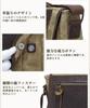 Shoulder wax dyed canvas messenger diagonal business 10 inch PC storage outdoor [maruno] bag, bag, bag, bag, bag, waterproof, 2way,