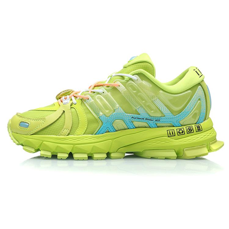 New LiNing Furious Rider 2019 Running Shoes Men Low Top Green ARZP009-5