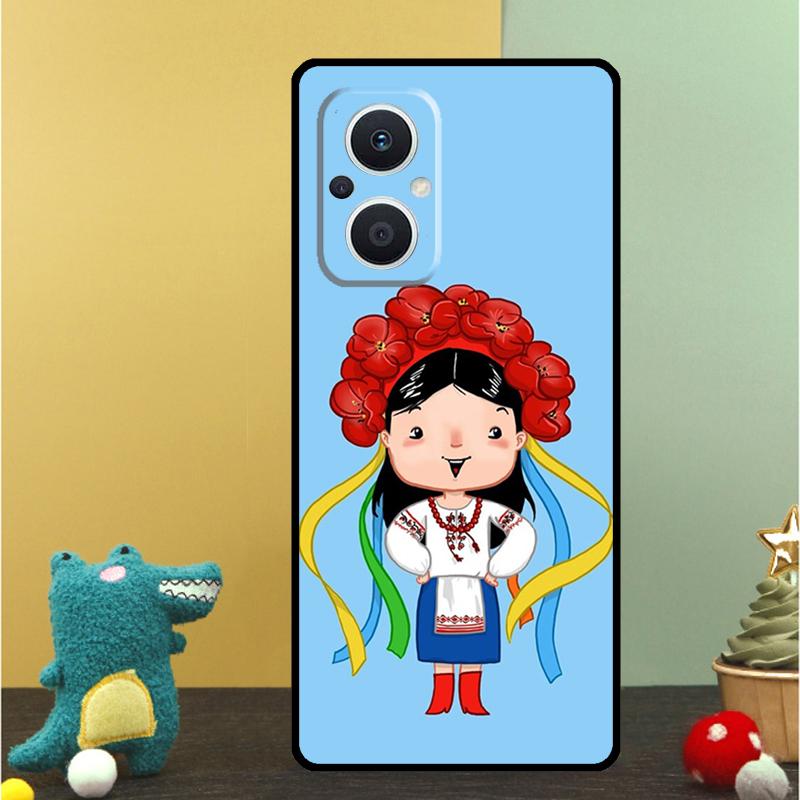 Ukraine Girl Case For OPPO Reno 15 15F 14 13 12 11 10 Pro 14F 13F 12F 11F 8T OPPO Find X9 X8 X6 Pro Cover