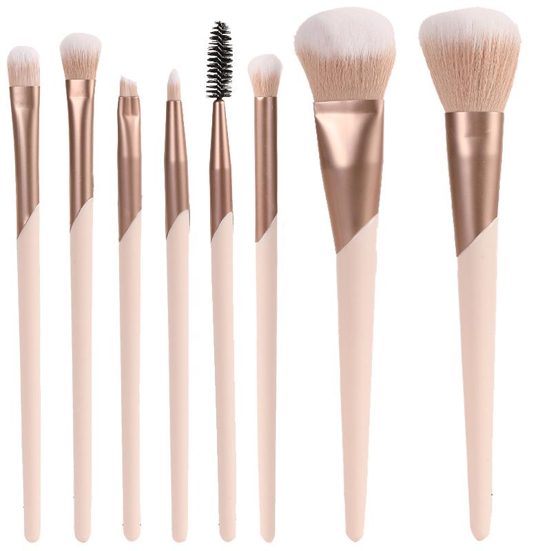 Spot Multi-Style Makeup Brush Set: Soft Bristle Portable Powder, Contour, and Eyeshadow Brushes for Beginners