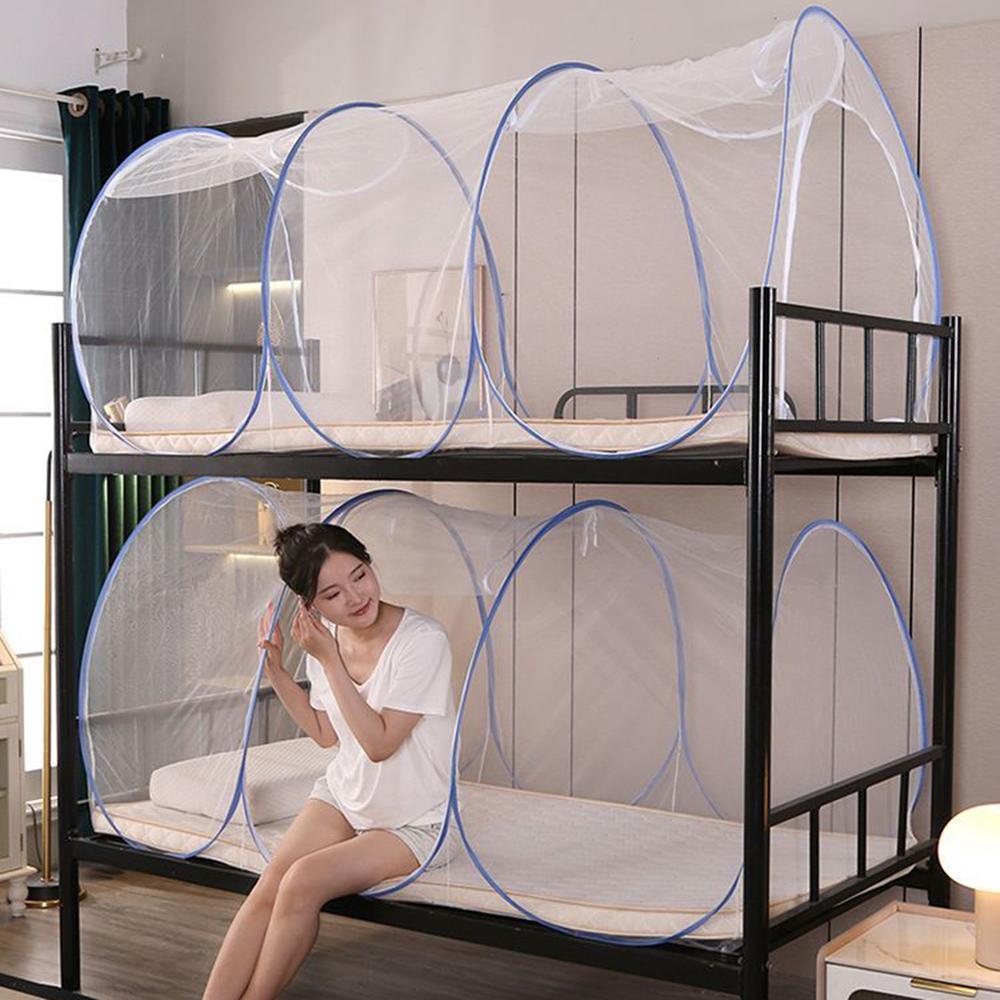 Summer Anti Mosquito Travel Mosquito Net Portable Adjustable Mesh Sleeping Net Convenient Breathable Folding Mosquito Net Bed