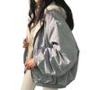 Women's Korean Style Reversible Plush Velvet Thickened Hooded Winter Jacket