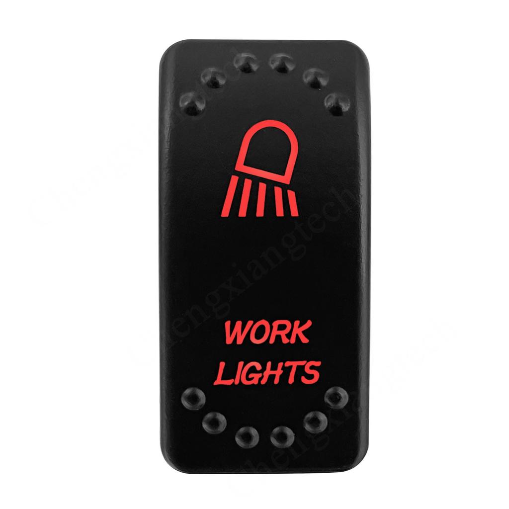 12V 20A Red Led Light Spot Lights Bar Rocker Switch Waterproof Toggle for Car Boat Marine ARB/CARLING/NARVA/4x4 Switch Replace Battery Switches5